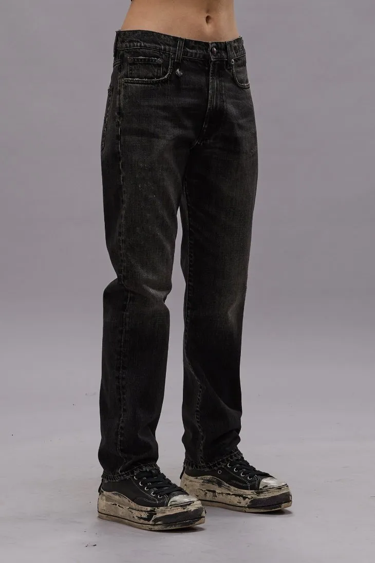 Boyfriend Jean - Alton Black