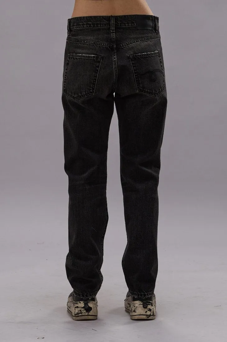 Boyfriend Jean - Alton Black