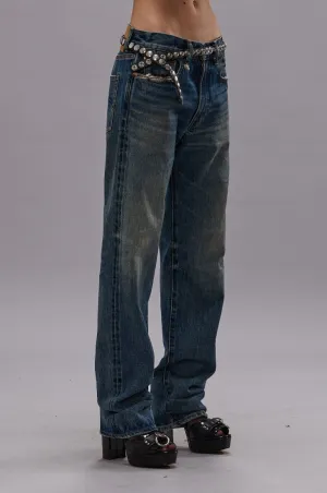 Boyfriend Jean - Aspen Selvedge Blue