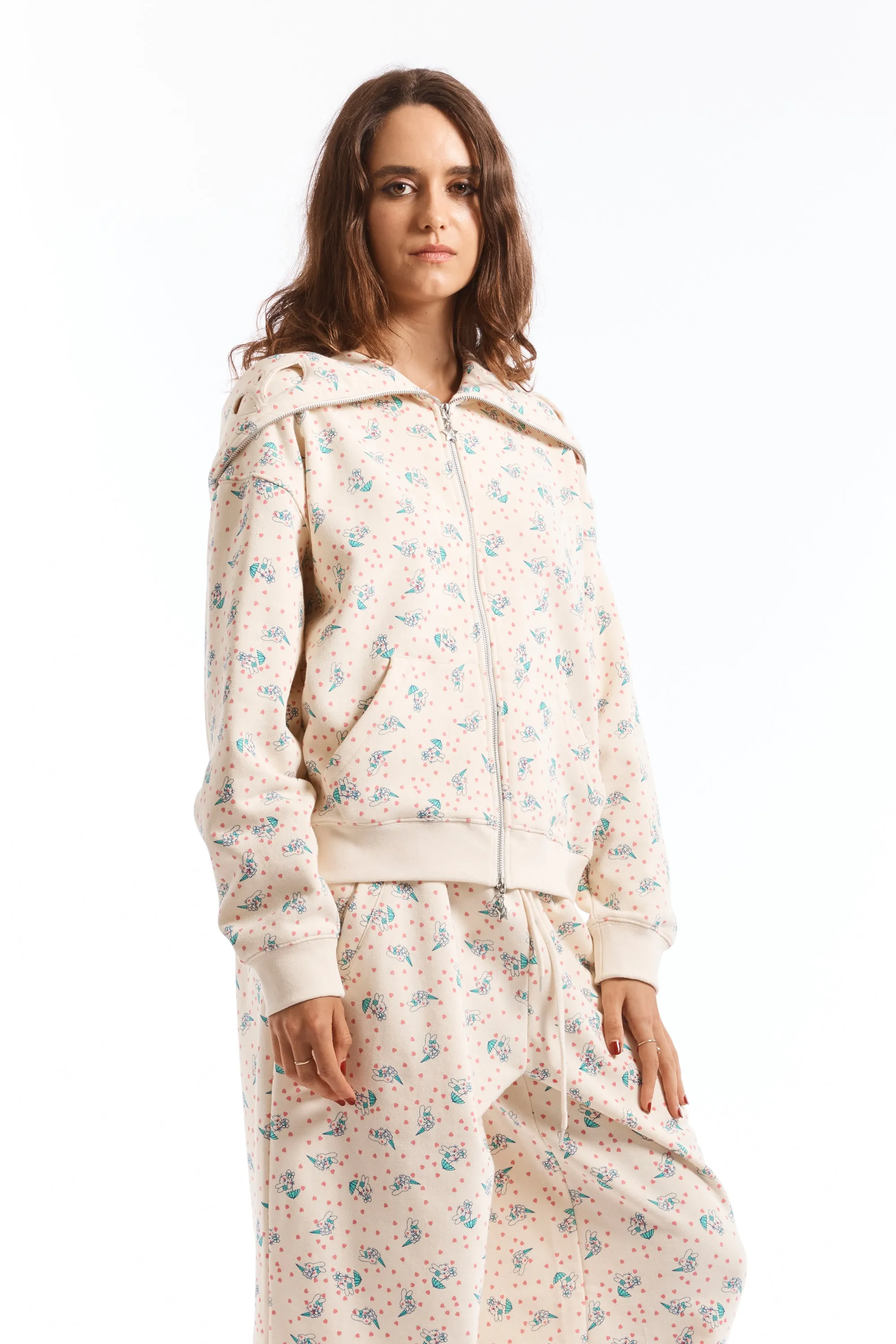 BUNNY BUTTERFLY HOODIE