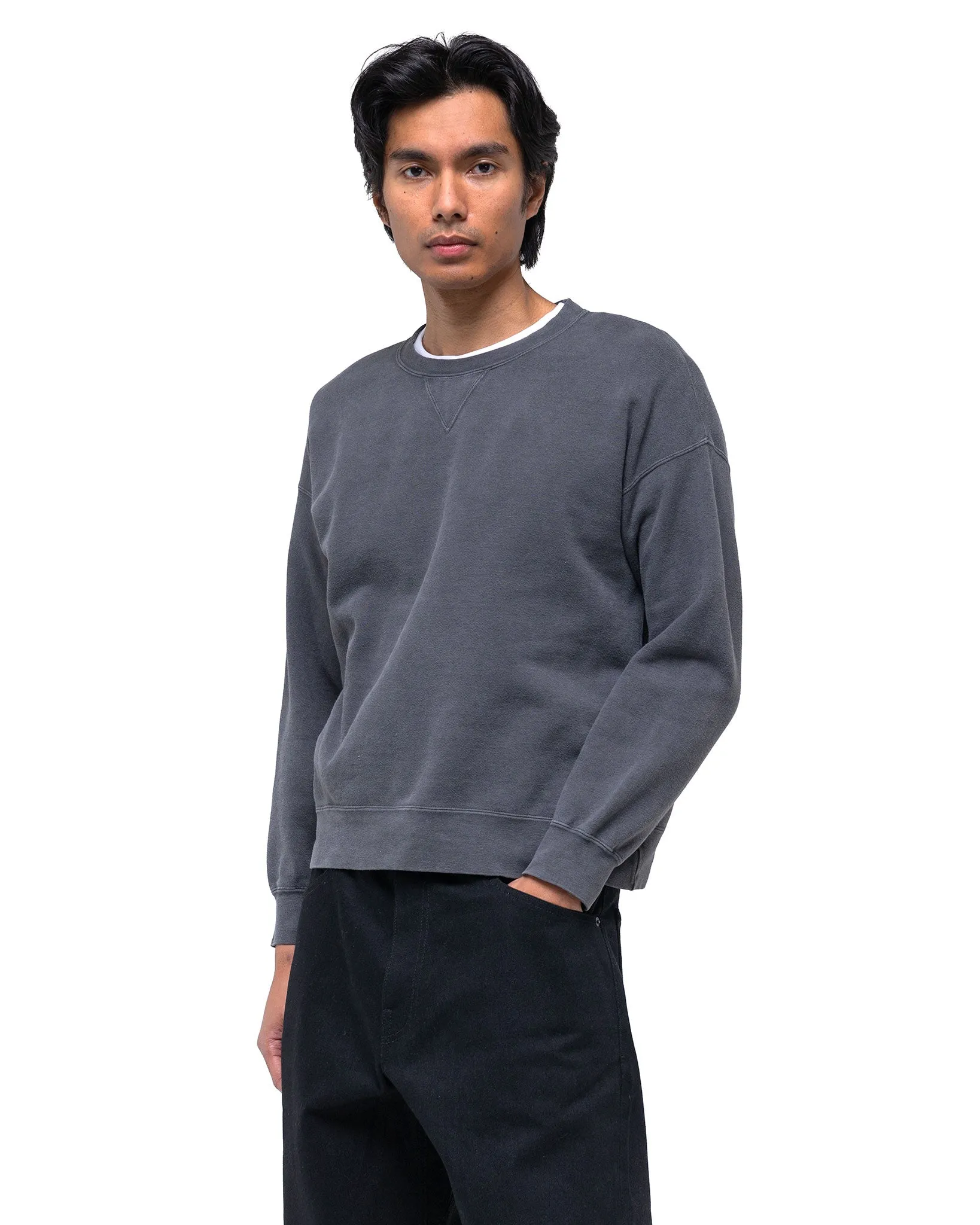 Jumbo SB Sweat L/S Damaged Black