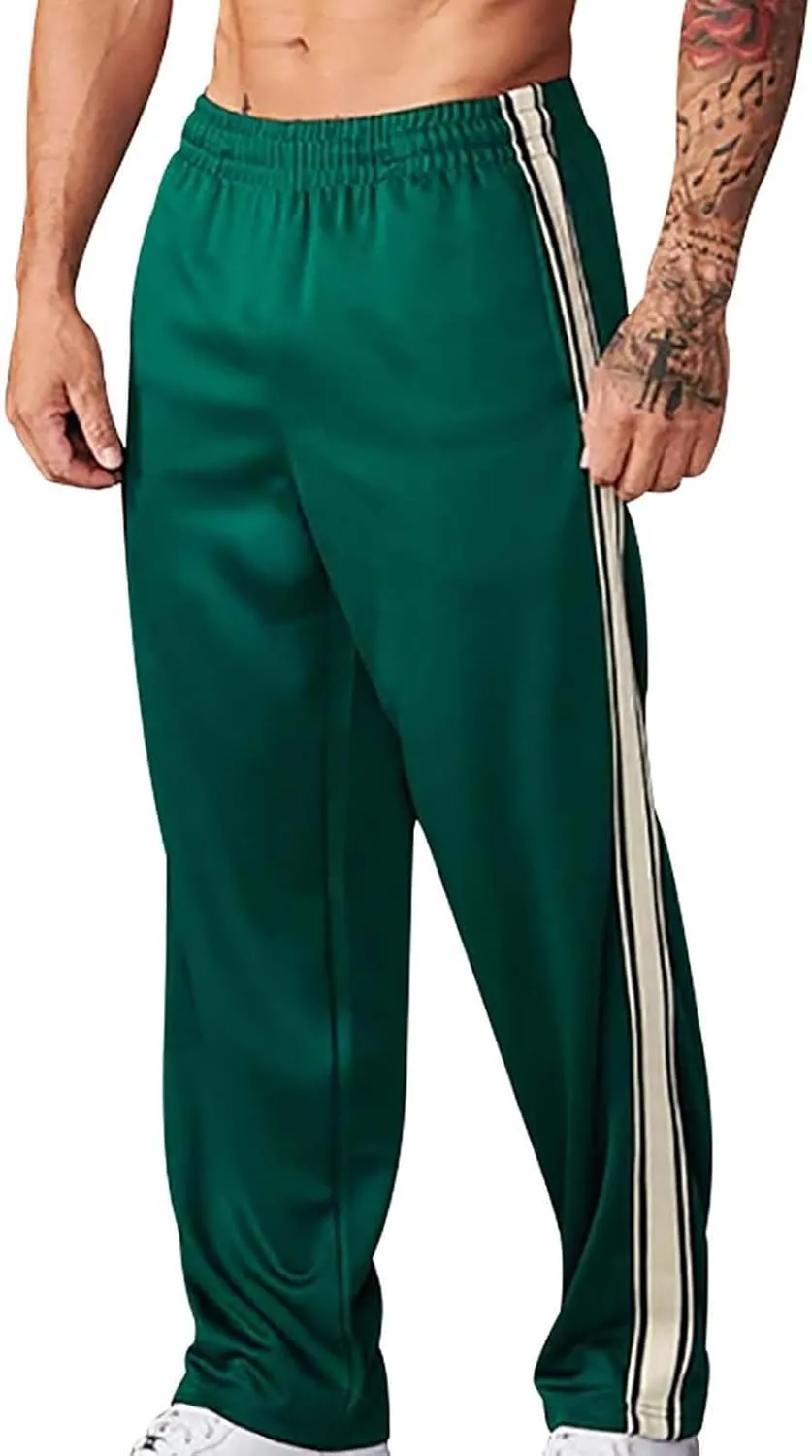 Mens Casual Joggers Pants Cotton Drawstring Chino Cargo Pants Hiking Outdoor Track Jogging Sweatpants Pants