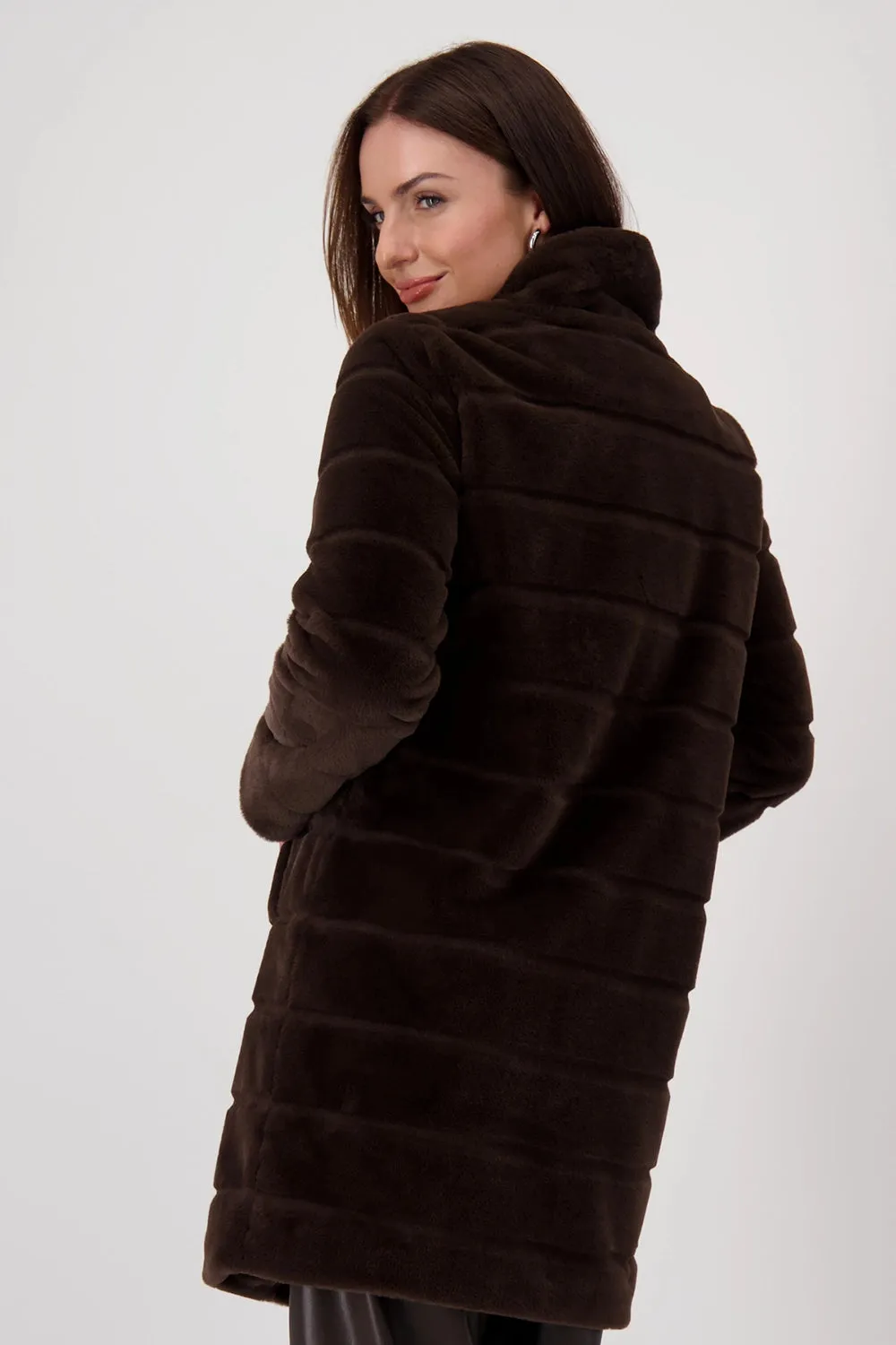 Monari Faux Fur Coat 808595