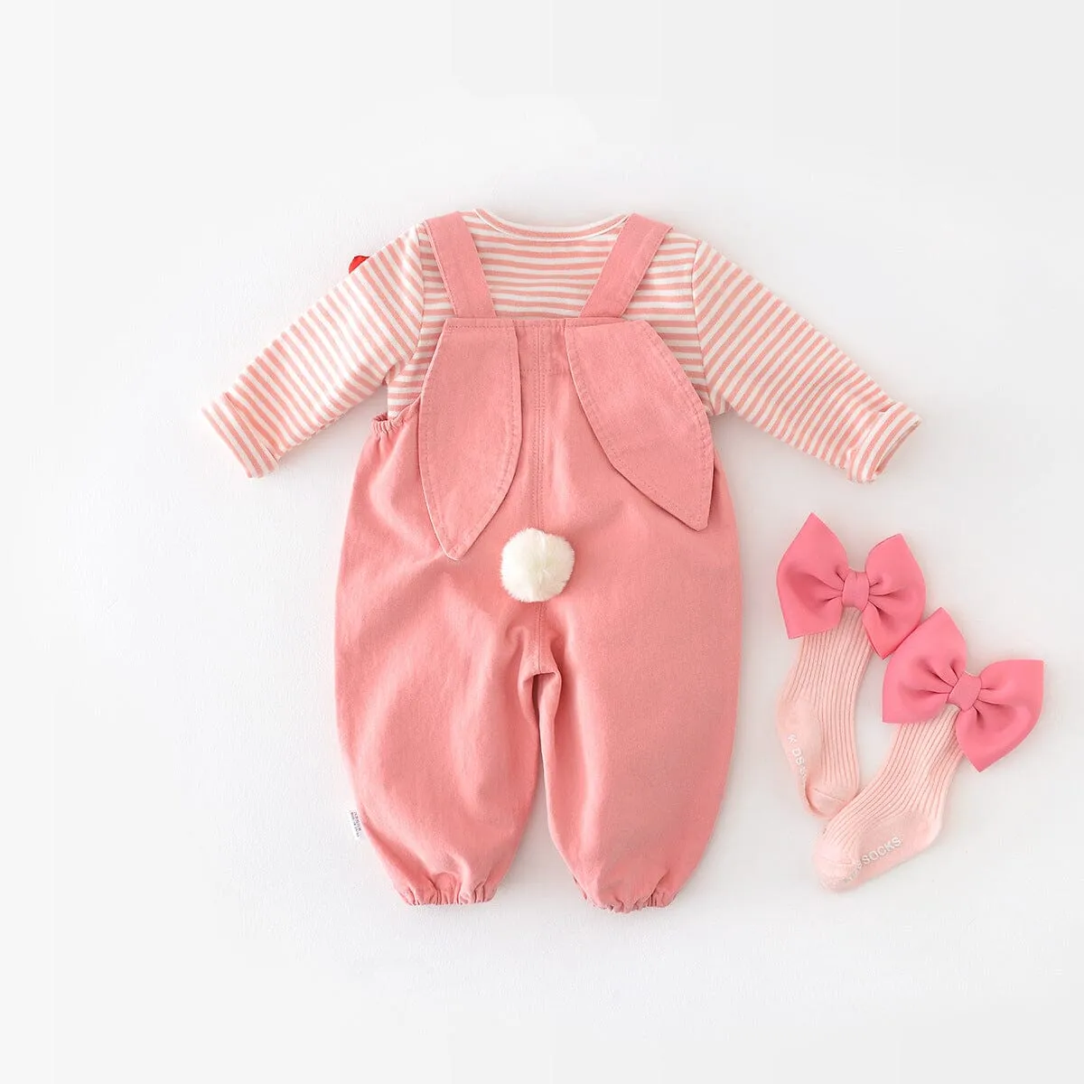 Pink Baby Bunny Romper