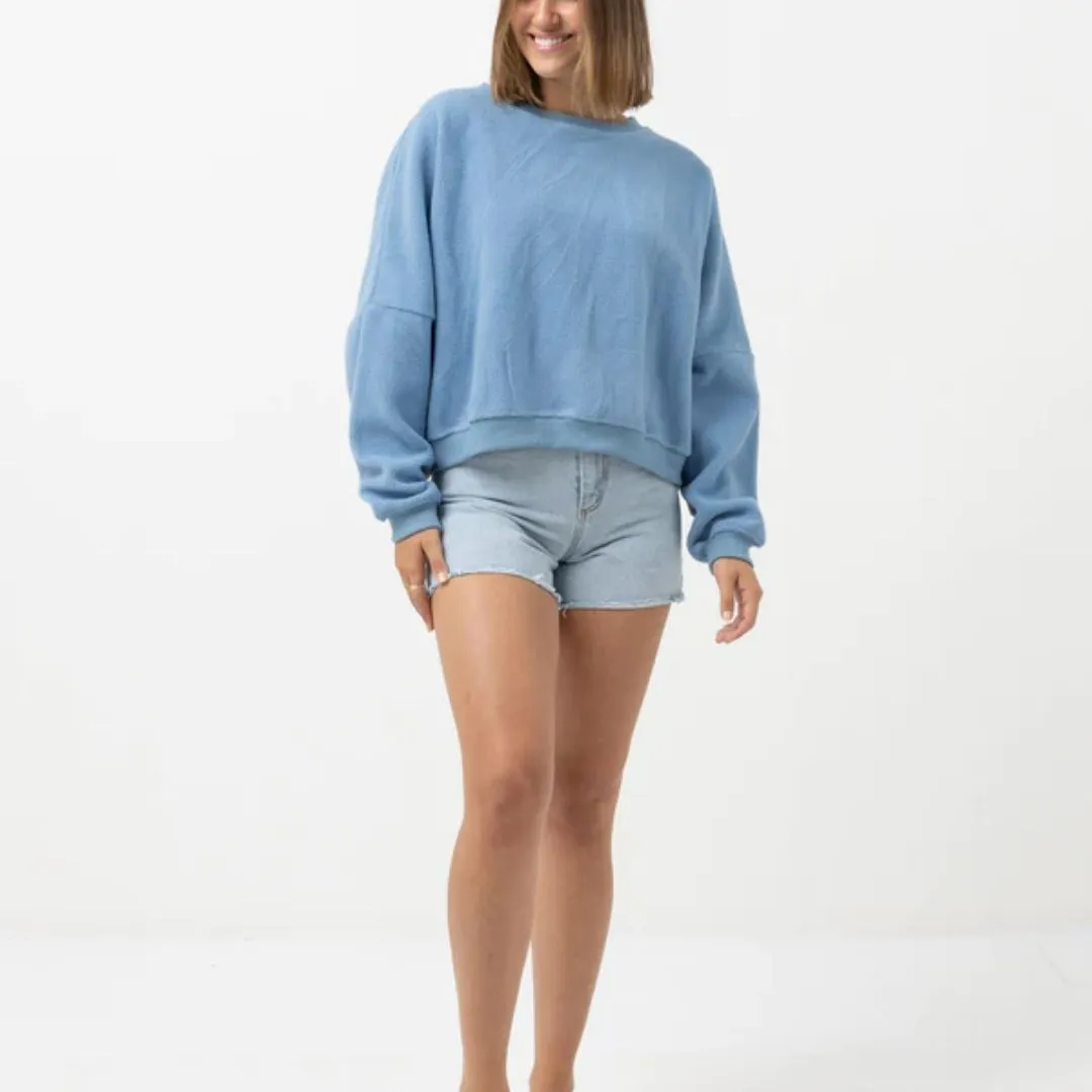 Rhythm Core Slouch Fleece (Ocean)
