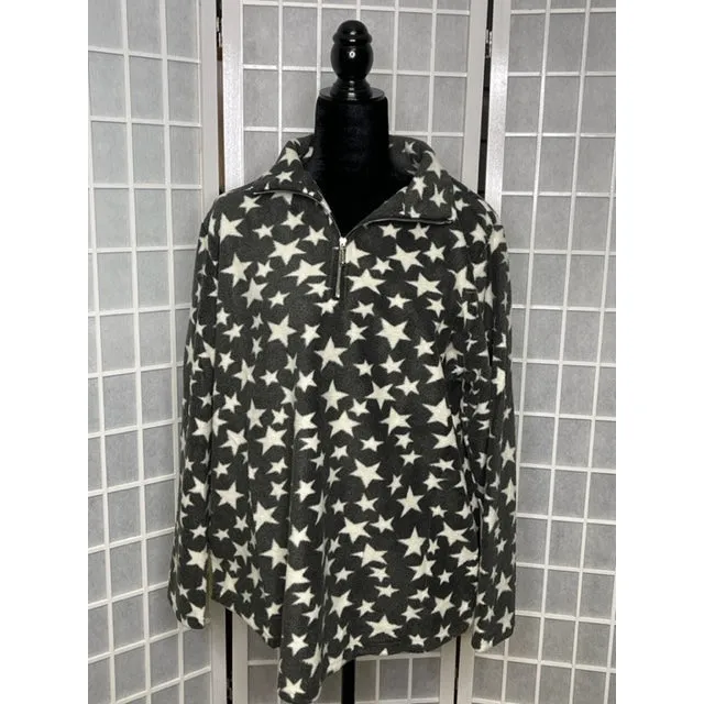 Star Patterned Fleece Top