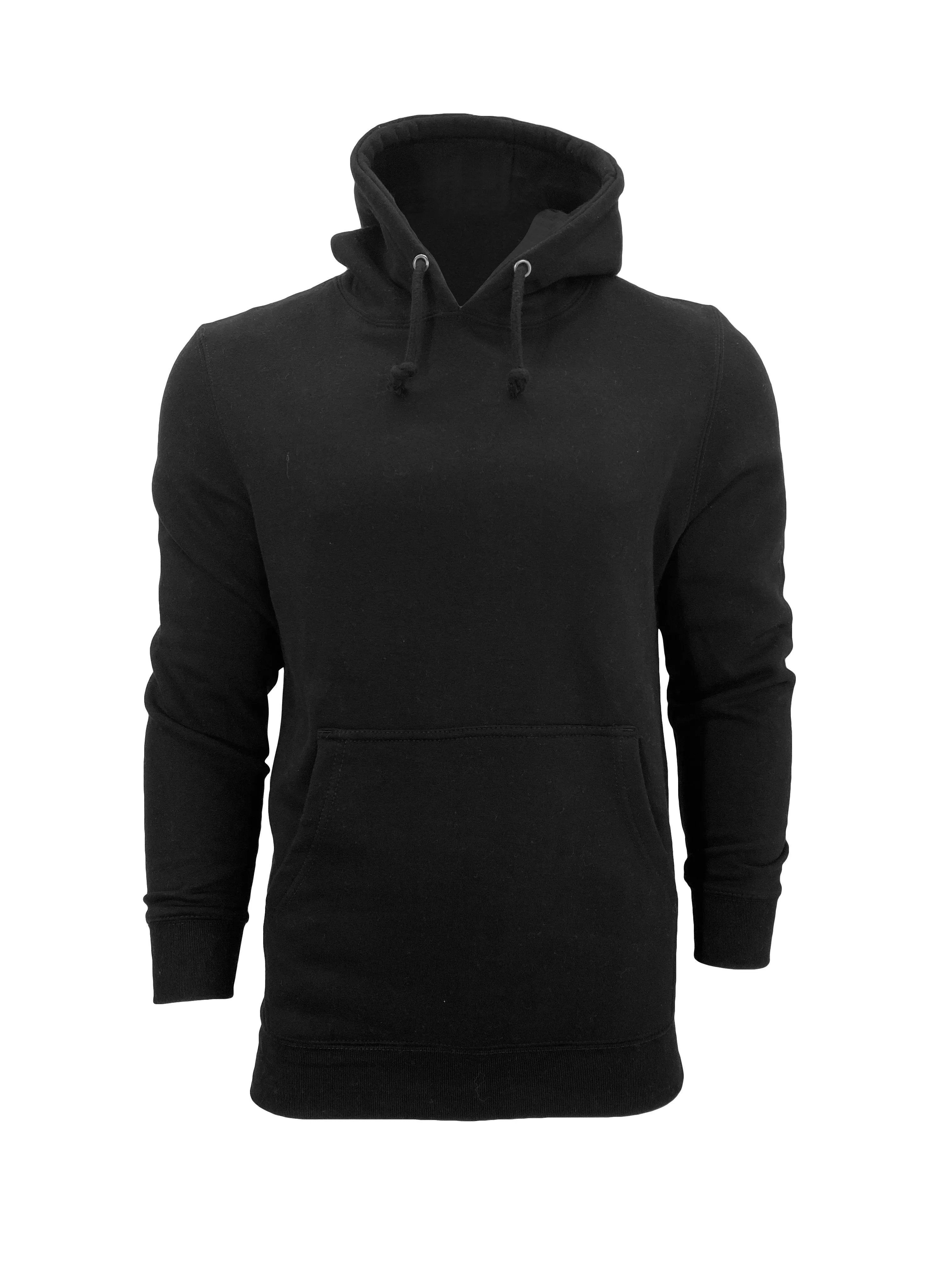 Venley Weighted Men's MADE IN USA Black Hoodie