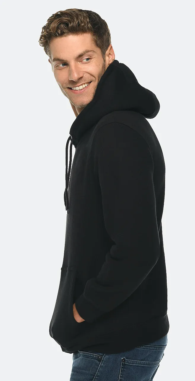 Venley Weighted Men's MADE IN USA Black Hoodie