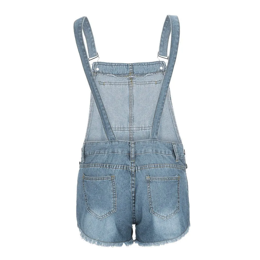 Women's Light Blue Overalls