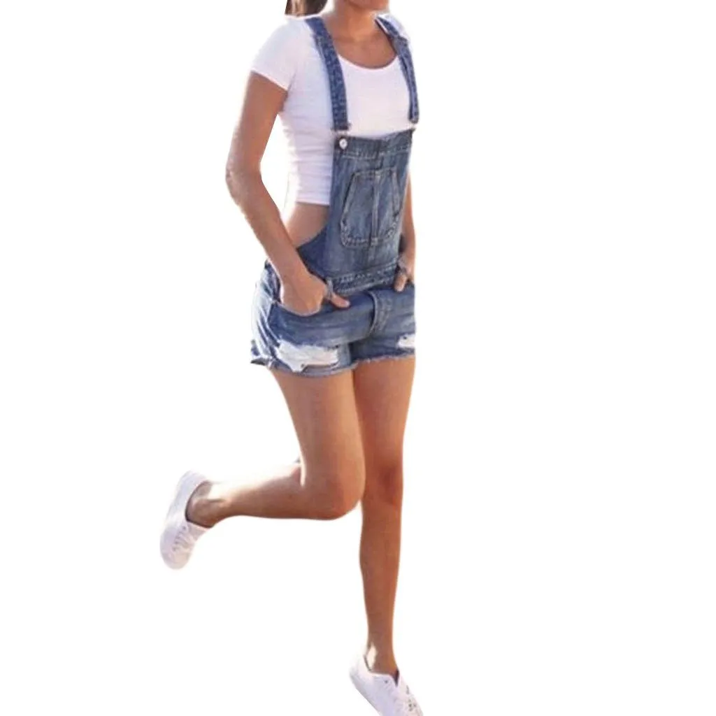 Women's Light Blue Overalls