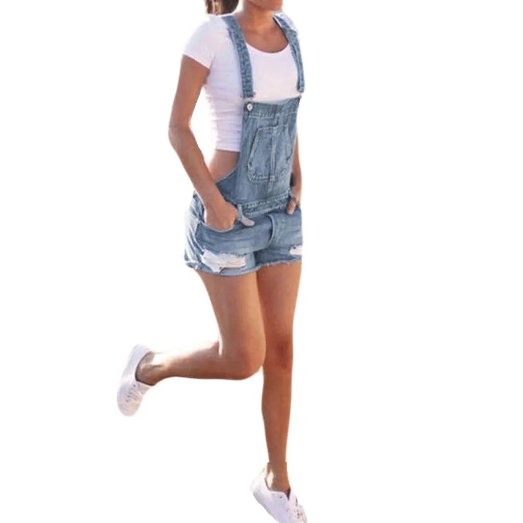 Women's Light Blue Overalls