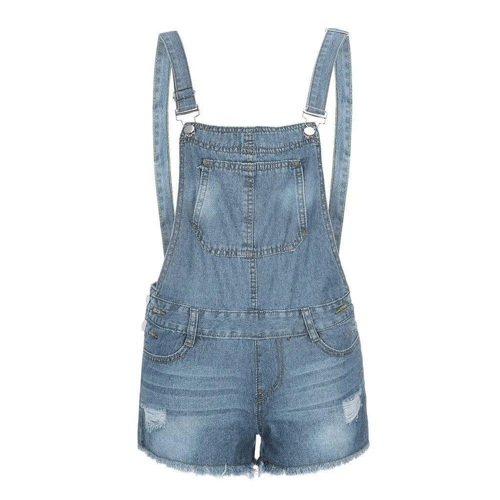 Women's Light Blue Overalls